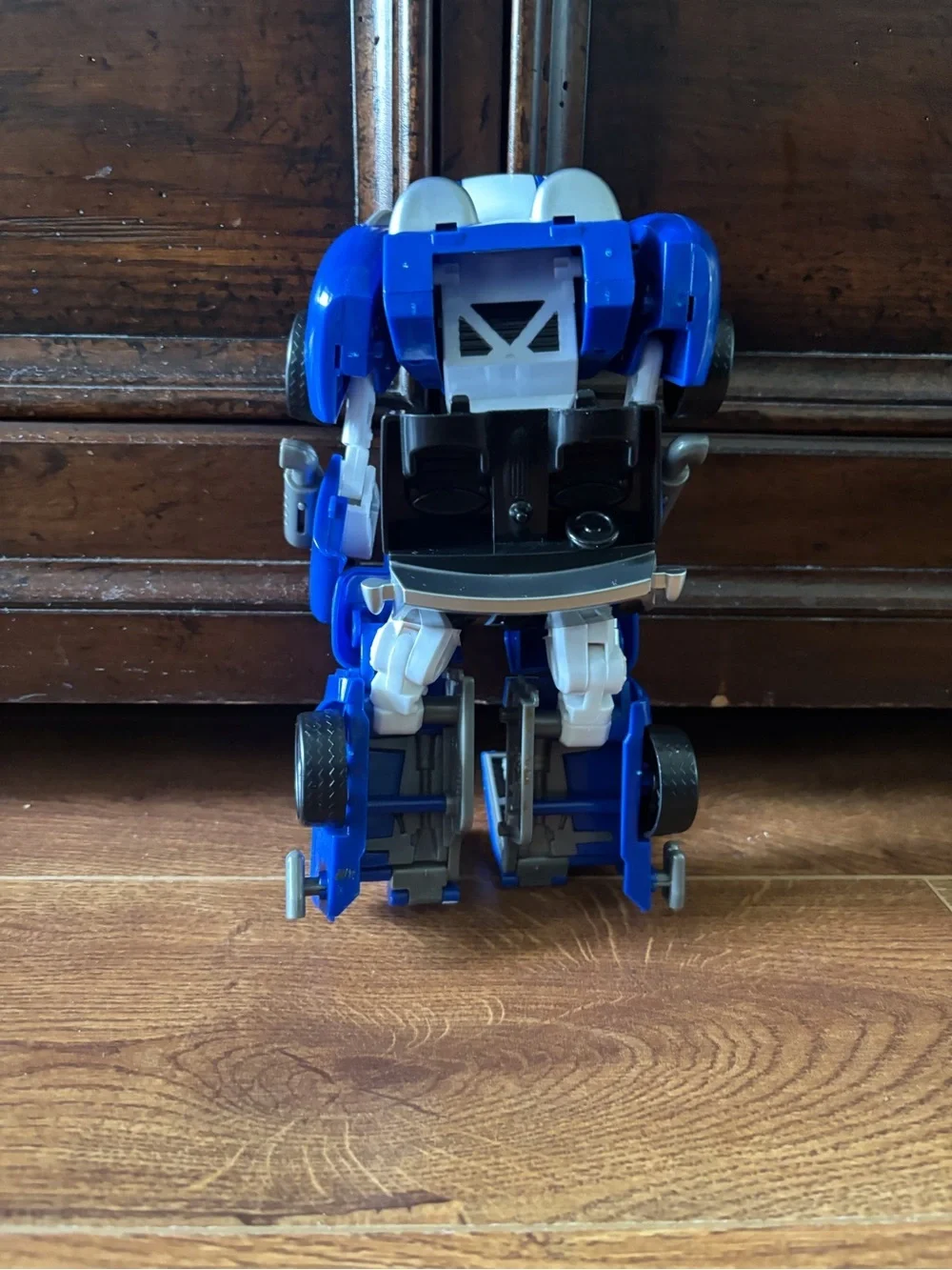 Blue Convertible Toy Car for Kids - transformer